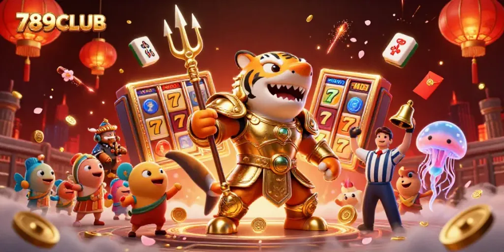 Experience immersive gaming action with 789CLUB's thrilling 3D underwater colosseum scene.