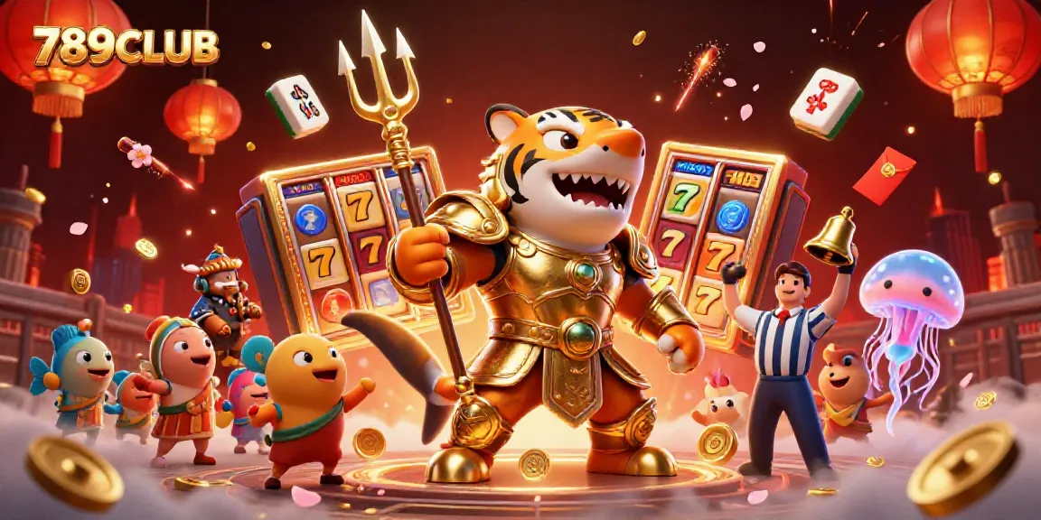 Experience immersive gaming action with 789CLUB's thrilling 3D underwater colosseum scene.