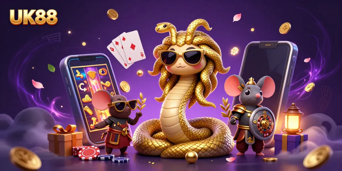 Experience thrilling gameplay at UK88 with vibrant casino elements and engaging characters.