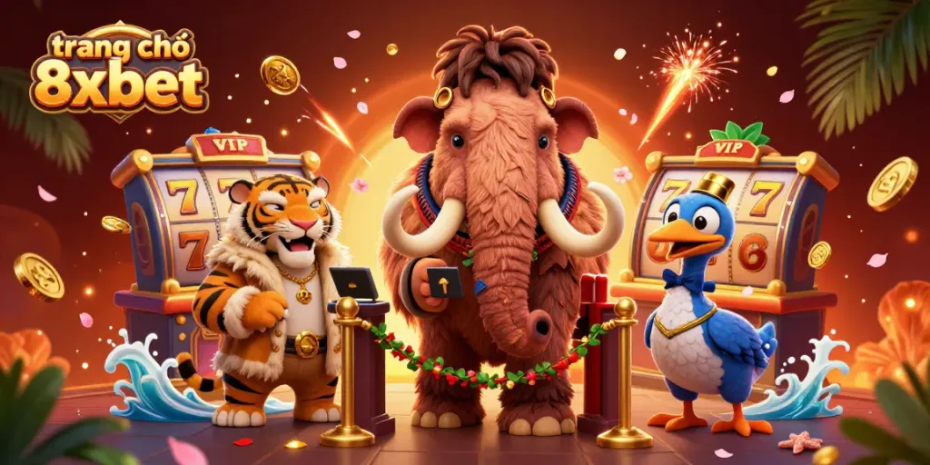 Step into the trang chủ 8xbet casino with vibrant characters and dynamic gaming elements.
