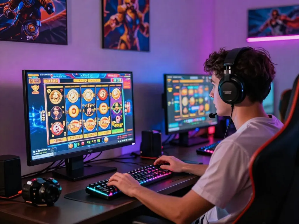 Engaging online gaming experience with SLOT88 slot machines in vibrant colors.