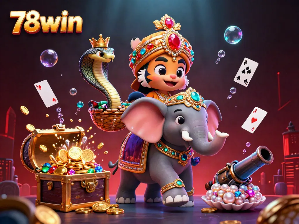 Experience the thrilling world of 78win with vibrant gaming elements and exciting casino adventures.