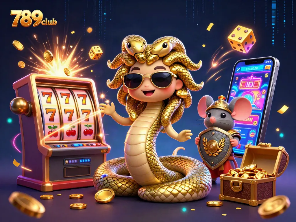 Engage in thrilling gameplay at 789club with vibrant 3D casino elements and jackpot excitement.