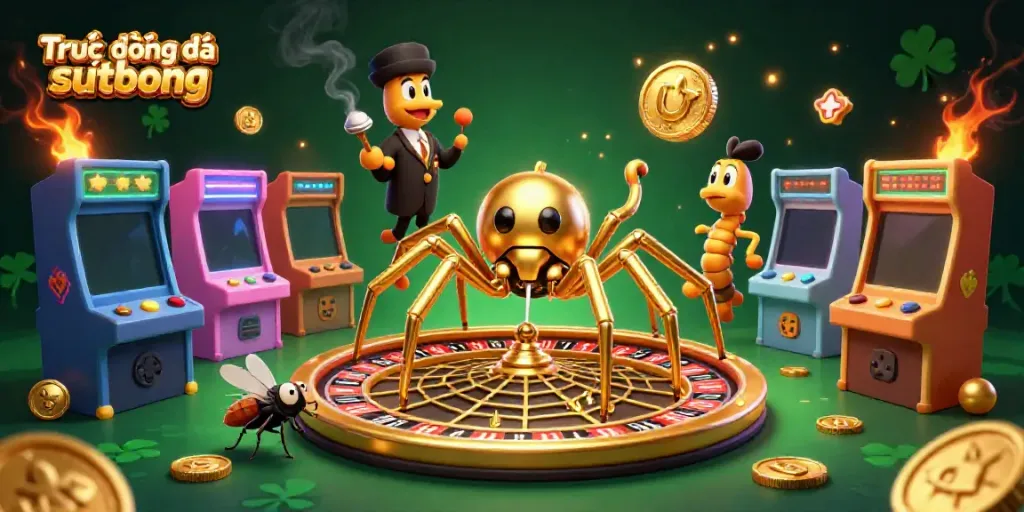 Experience Trực tiếp bóng đá sutbong with engaging casino-themed elements and characters.
